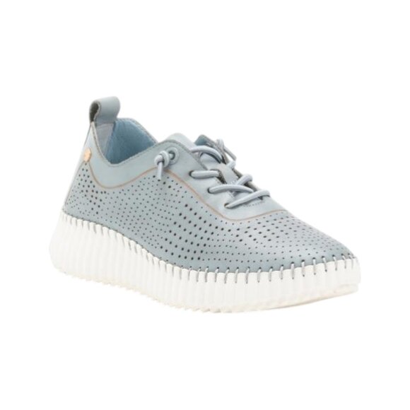 Carmela Shoes - CARMELA Leather Perforated Sneakers